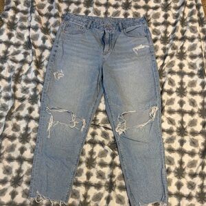 American Eagle Outfitters High Rise Light Blue Jeans